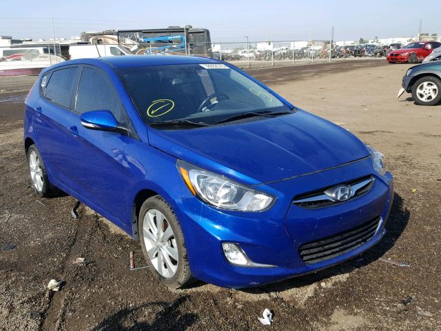 KMHCU5AE5DU065140 - 2013 HYUNDAI ACCENT GLS BLUE photo 1