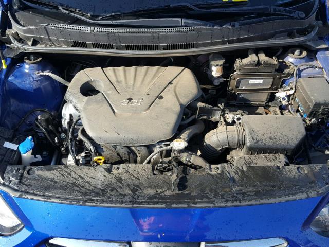 KMHCU5AE5DU065140 - 2013 HYUNDAI ACCENT GLS BLUE photo 7