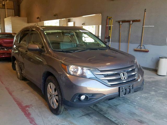 2HKRM3H76EH533284 - 2014 HONDA CR-V EXL GRAY photo 1