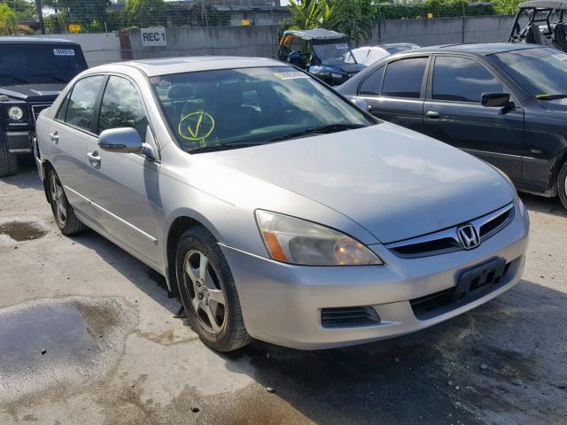 JHMCN36556C003470 - 2006 HONDA ACCORD HYB SILVER photo 1