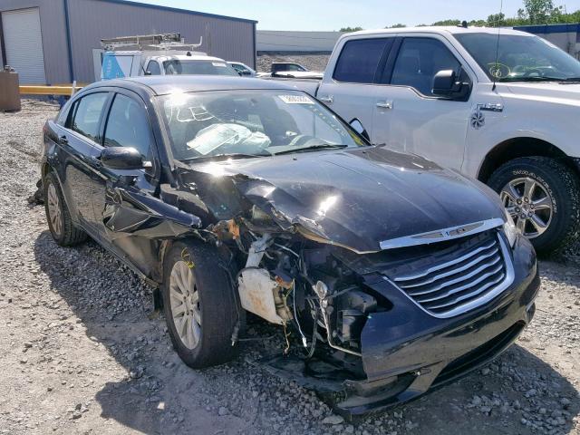 1C3CCBBB8CN189636 - 2012 CHRYSLER 200 TOURIN BLACK photo 1