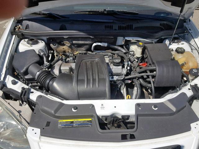 1G2AS18H597150953 - 2009 PONTIAC G5 WHITE photo 7