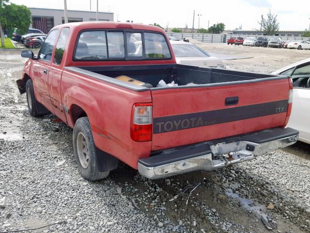 JT4VD12E6S0012083 - 1995 TOYOTA T100 XTRAC RED photo 3