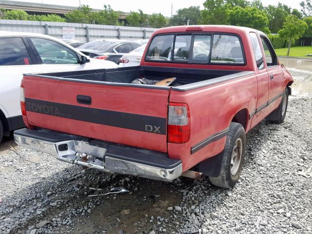 JT4VD12E6S0012083 - 1995 TOYOTA T100 XTRAC RED photo 4