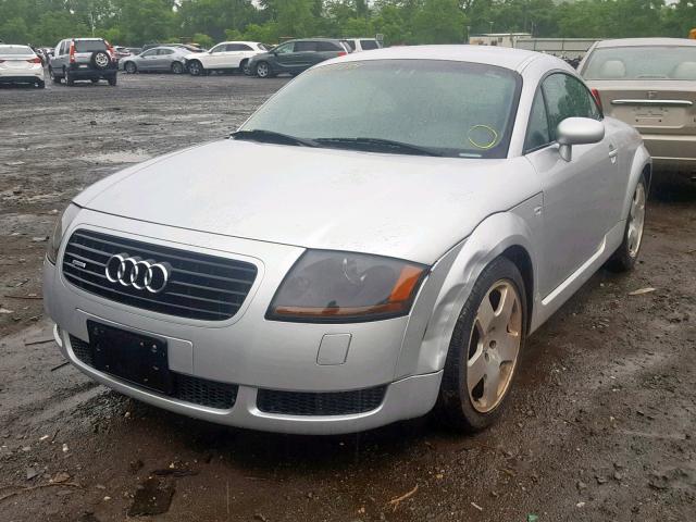 TRUWT28N321040928 - 2002 AUDI TT QUATTRO GRAY photo 2