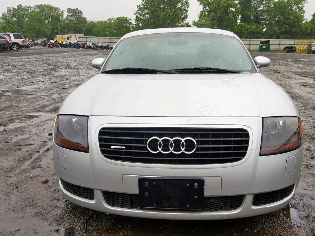 TRUWT28N321040928 - 2002 AUDI TT QUATTRO GRAY photo 9