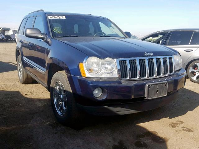 1J8HS58N45C624330 - 2005 JEEP GRAND CHER BLUE photo 1