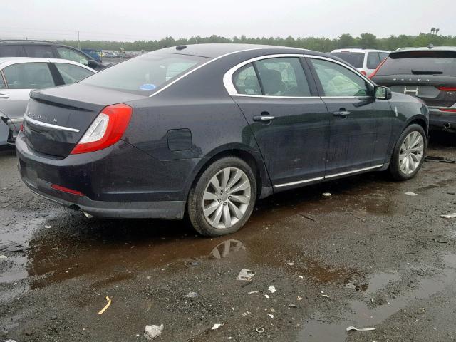 1LNHL9DK0FG601916 - 2015 LINCOLN MKS BLACK photo 4