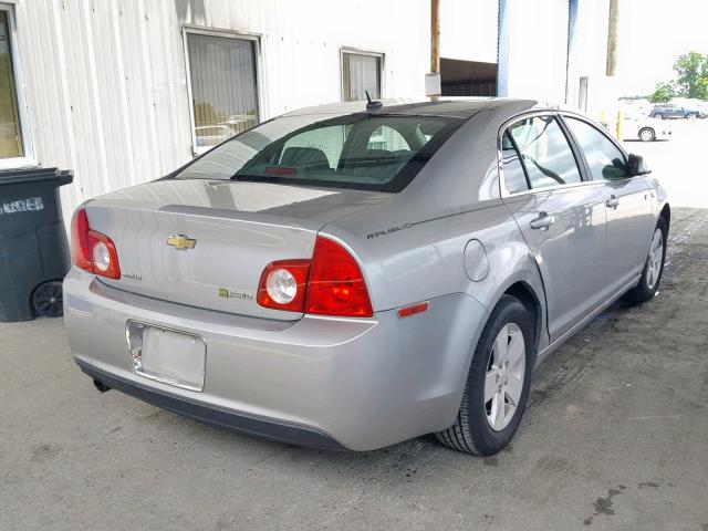 1G1ZF575X8F245300 - 2008 CHEVROLET MALIBU HYB SILVER photo 4