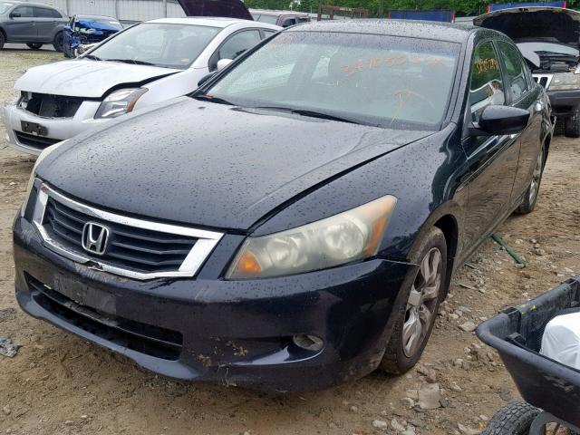 1HGCP36818A006419 - 2008 HONDA ACCORD EXL BLACK photo 2