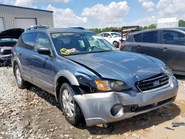 4S4BP61C157374238 - 2005 SUBARU LEGACY OUT BLUE photo 1