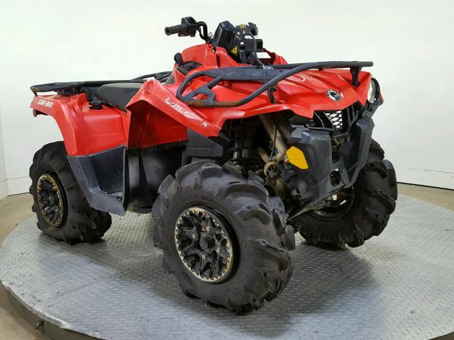 3JBLGAT40JJ002668 - 2018 CAN-AM OUTLANDER RED photo 2