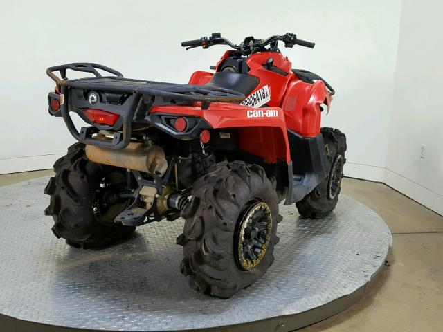 3JBLGAT40JJ002668 - 2018 CAN-AM OUTLANDER RED photo 8