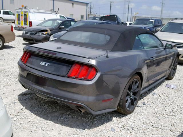 1FATP8FF9G5202695 - 2016 FORD MUSTANG GT GRAY photo 4