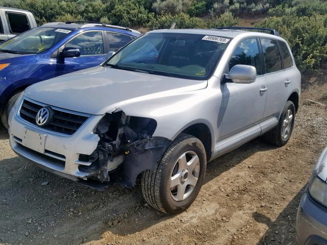 WVGZG77L35D071670 - 2005 VOLKSWAGEN TOUAREG 3. SILVER photo 2