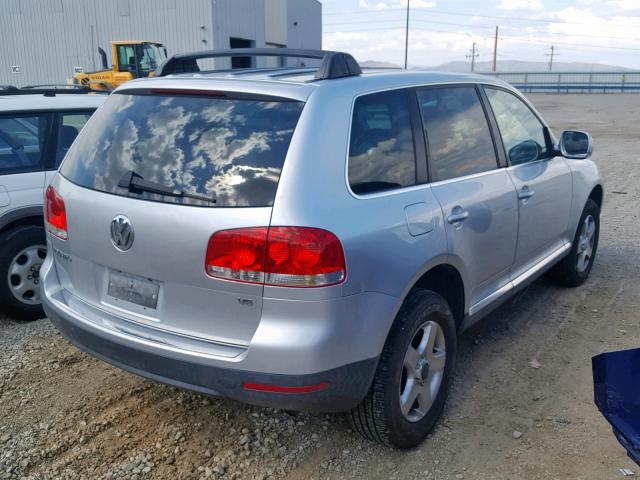 WVGZG77L35D071670 - 2005 VOLKSWAGEN TOUAREG 3. SILVER photo 4