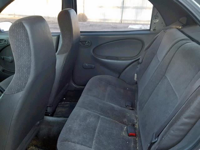 2C1MR522516713386 - 2001 CHEVROLET METRO LSI SILVER photo 6