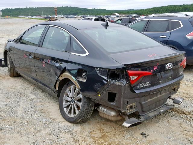 5NPE34AF2GH413767 - 2016 HYUNDAI SONATA SPO BLACK photo 3