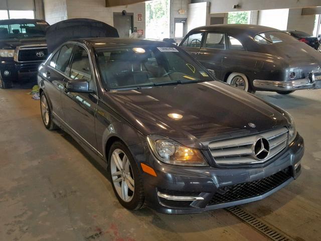 WDDGF4HBXDA783618 - 2013 MERCEDES-BENZ C 250 GRAY photo 1