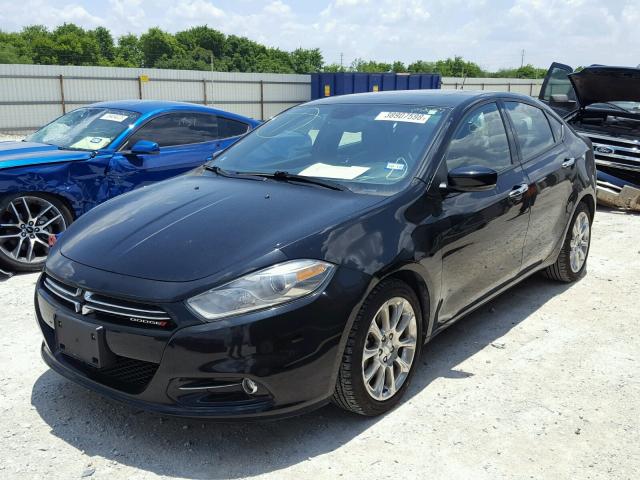 1C3CDFCA2DD132933 - 2013 DODGE DART LIMIT BLACK photo 2