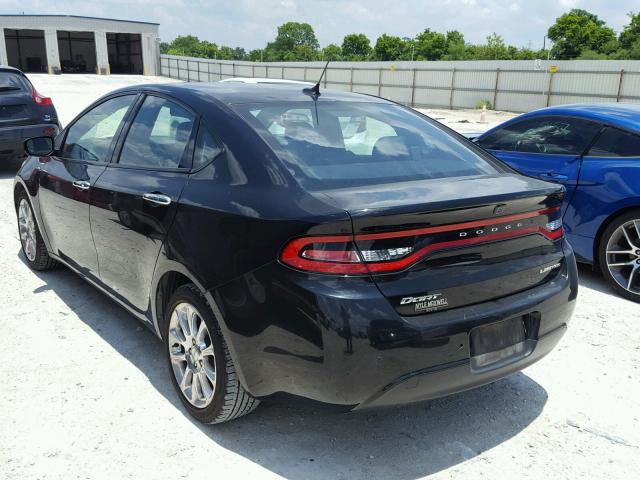 1C3CDFCA2DD132933 - 2013 DODGE DART LIMIT BLACK photo 3