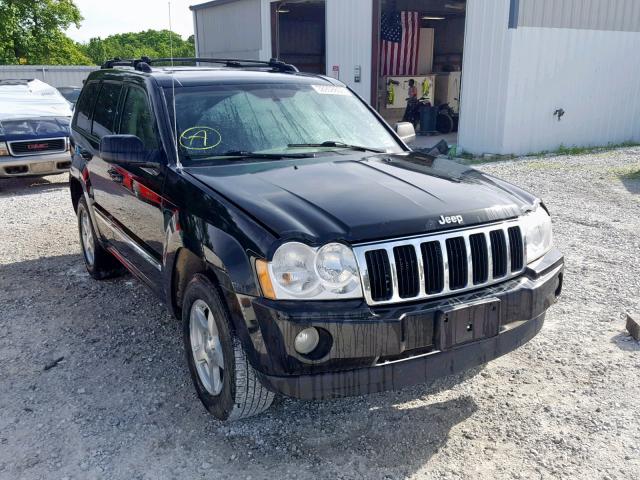 1J4HR58N85C658848 - 2005 JEEP GRAND CHER BLACK photo 1