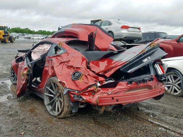 1FA6P8CF0G5254959 - 2016 FORD MUSTANG GT RED photo 3