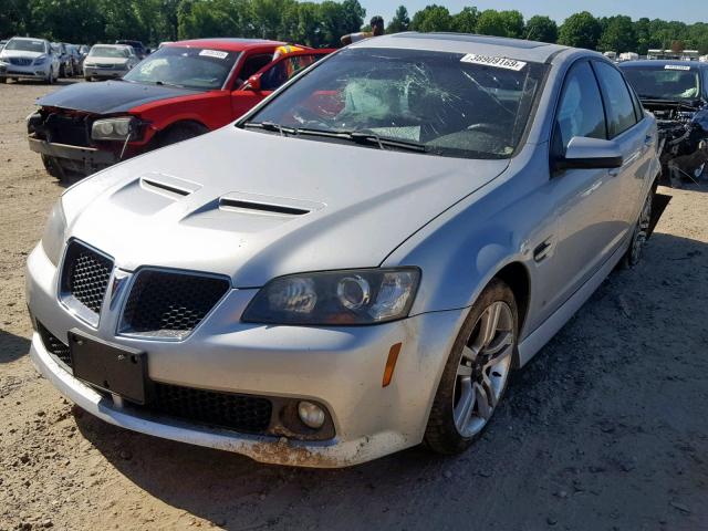 6G2ER57749L240179 - 2009 PONTIAC G8 SILVER photo 2