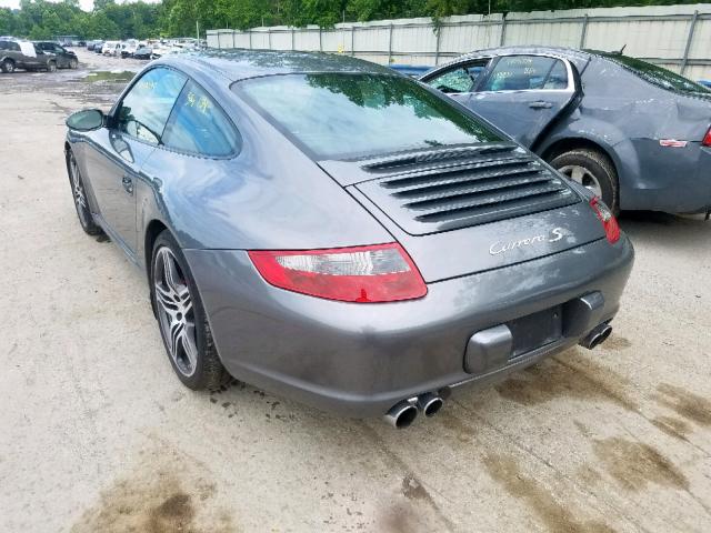 WP0AB29987S731687 - 2007 PORSCHE 911 CARRER GRAY photo 3