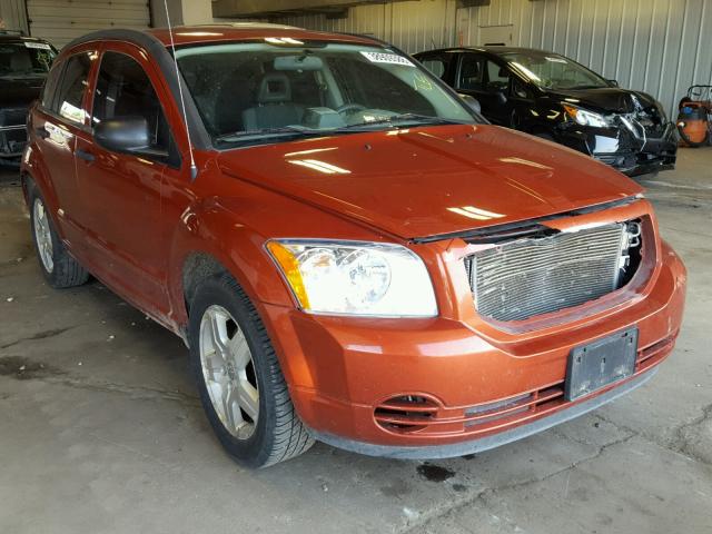 1B3HB48B97D532796 - 2007 DODGE CALIBER SX ORANGE photo 1