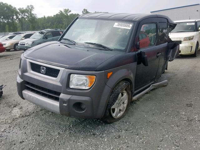 5J6YH28513L035179 - 2003 HONDA ELEMENT EX BLACK photo 2