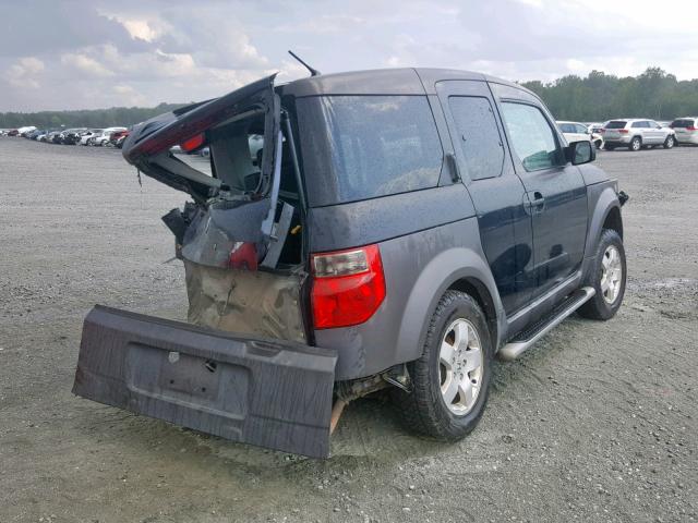 5J6YH28513L035179 - 2003 HONDA ELEMENT EX BLACK photo 4