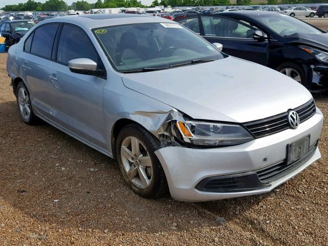 3VW3L7AJ4CM405314 - 2012 VOLKSWAGEN JETTA TDI GRAY photo 1