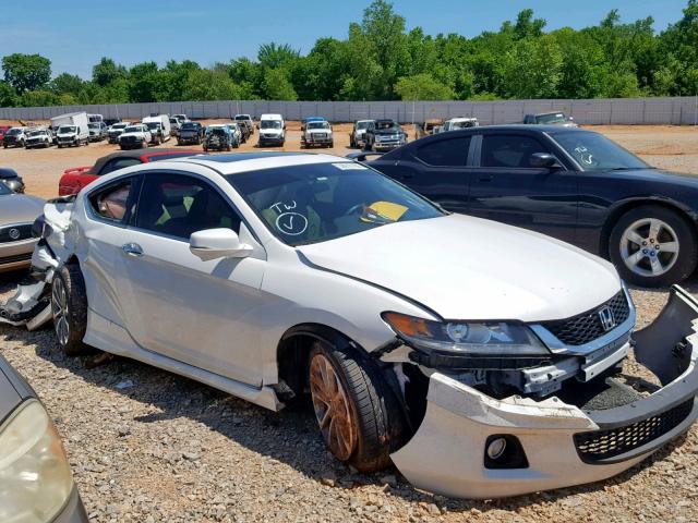 1HGCT2B80EA004863 - 2014 HONDA ACCORD EXL WHITE photo 1