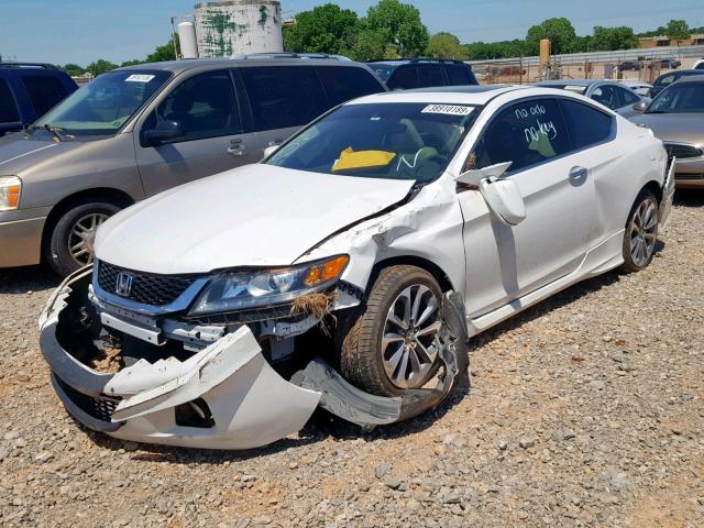 1HGCT2B80EA004863 - 2014 HONDA ACCORD EXL WHITE photo 2