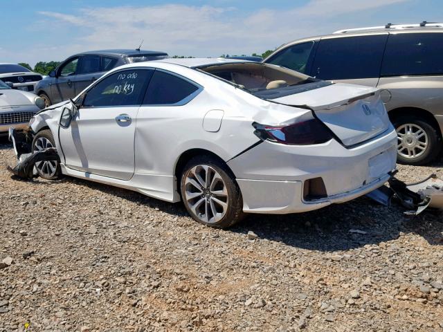 1HGCT2B80EA004863 - 2014 HONDA ACCORD EXL WHITE photo 3