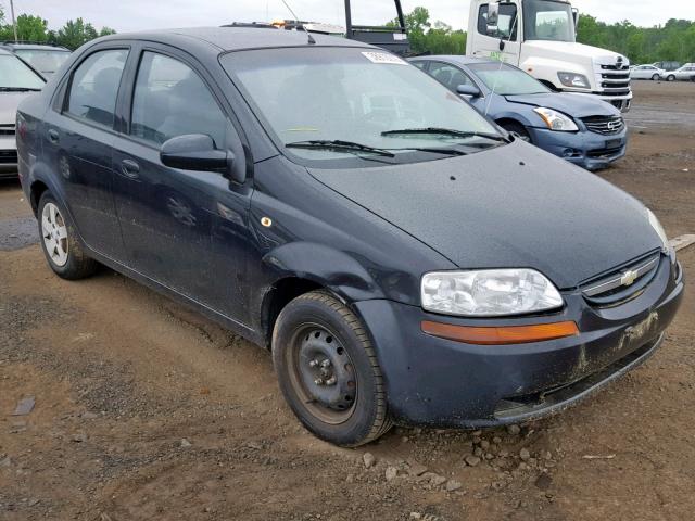 KL1TD52645B334888 - 2005 CHEVROLET AVEO BASE ნაცრისფერი ფოტო 1