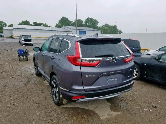 5J6RW2H92HL011929 - 2017 HONDA CR-V TOURI GRAY photo 3