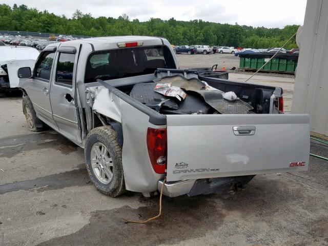 1GTH6MFE7C8106205 - 2012 GMC CANYON SLE SILVER photo 3