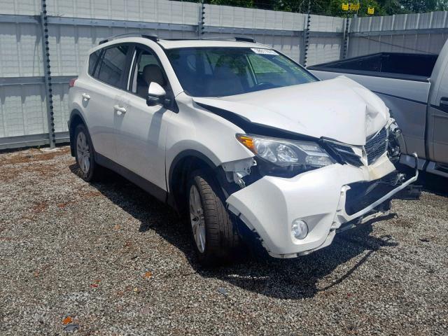 JTMDFREV9EJ004767 - 2014 TOYOTA RAV4 LIMIT WHITE photo 1