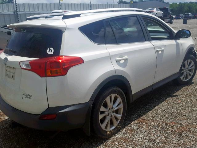 JTMDFREV9EJ004767 - 2014 TOYOTA RAV4 LIMIT WHITE photo 4