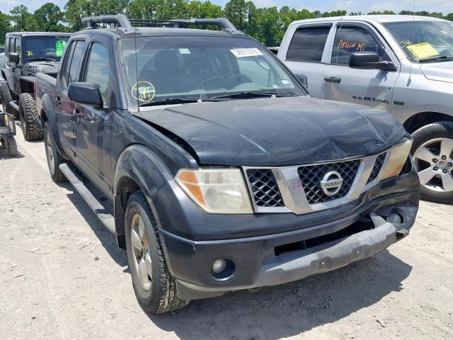 1N6AD07UX5C423964 - 2005 NISSAN FRONTIER C BLACK photo 1