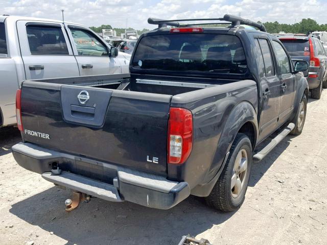 1N6AD07UX5C423964 - 2005 NISSAN FRONTIER C BLACK photo 4