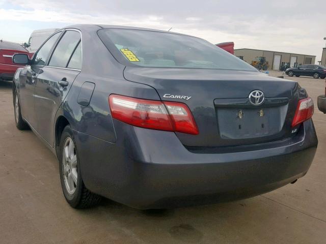 4T1BE46K17U608294 - 2007 TOYOTA CAMRY NEW GRAY photo 3