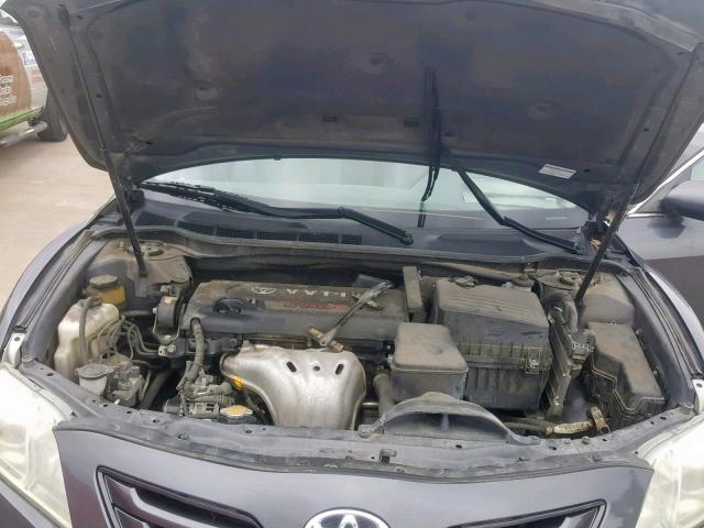 4T1BE46K17U608294 - 2007 TOYOTA CAMRY NEW GRAY photo 7