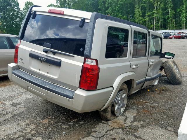1J8HG48K87C658646 - 2007 JEEP COMMANDER SILVER photo 4