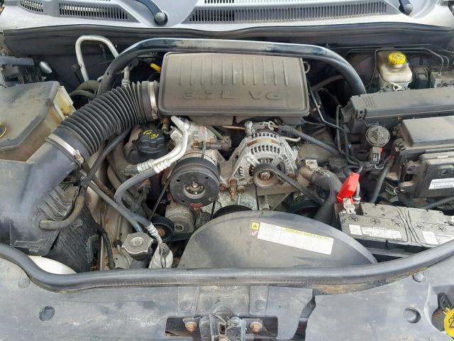 1J8HG48K87C658646 - 2007 JEEP COMMANDER SILVER photo 7