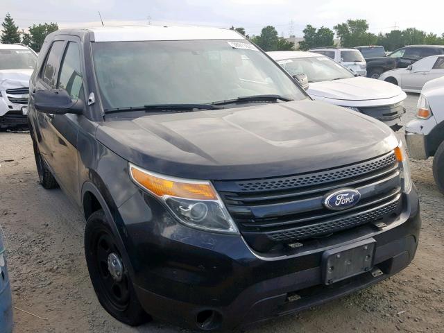 1FM5K8AR0DGC53825 - 2013 FORD EXPLORER P BLACK photo 1