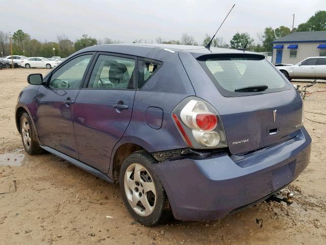 5Y2SP67869Z452949 - 2009 PONTIAC VIBE BLUE photo 3