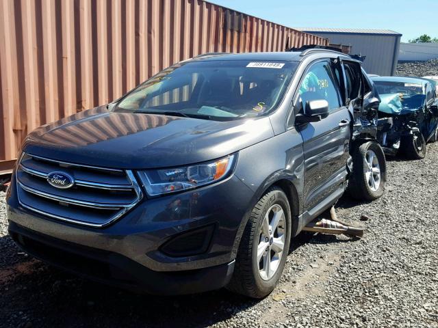 2FMPK3G99GBC62666 - 2016 FORD EDGE SE GRAY photo 2